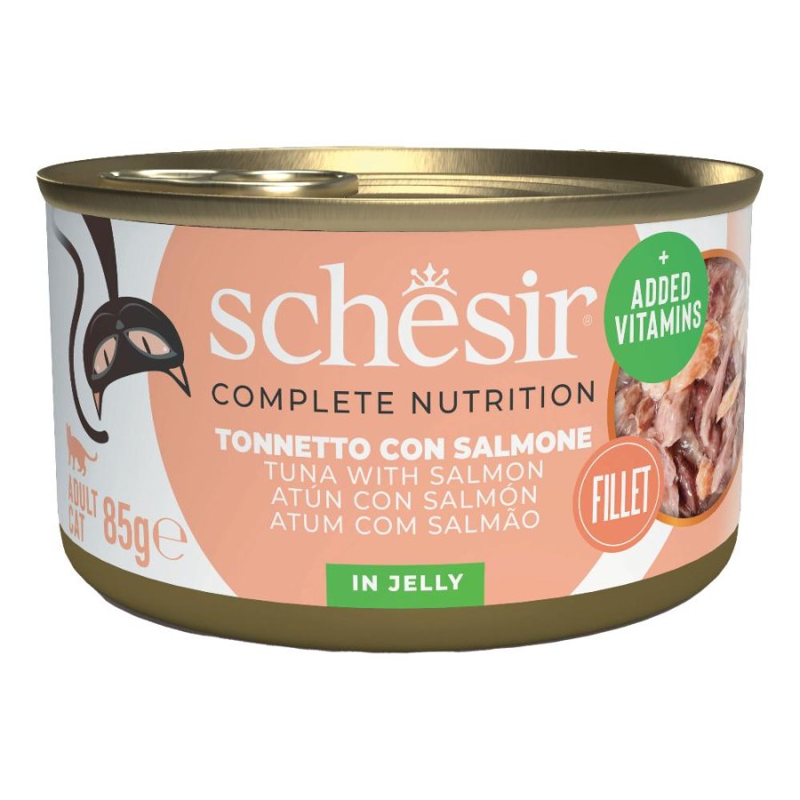 SCHESIR GATTO JELLY TONNETTO SALMONE 85GR (lattina)