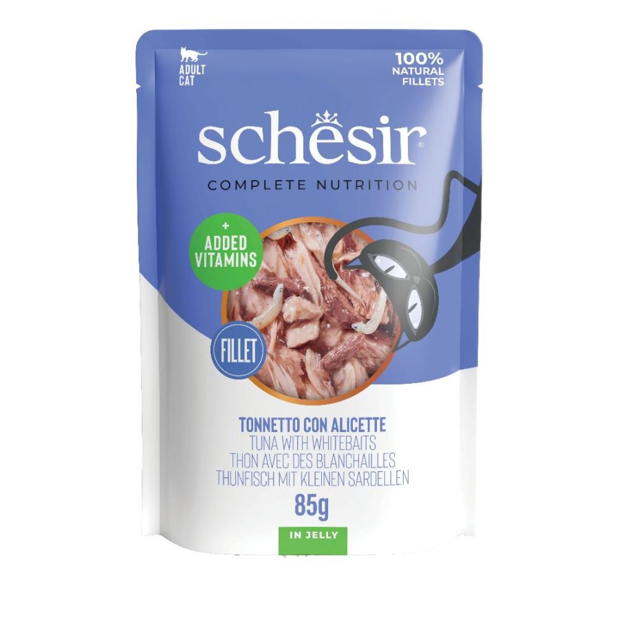SCHESIR GATTO FILETTI JELLY TONNO ALICETTE 85GR (bustina)