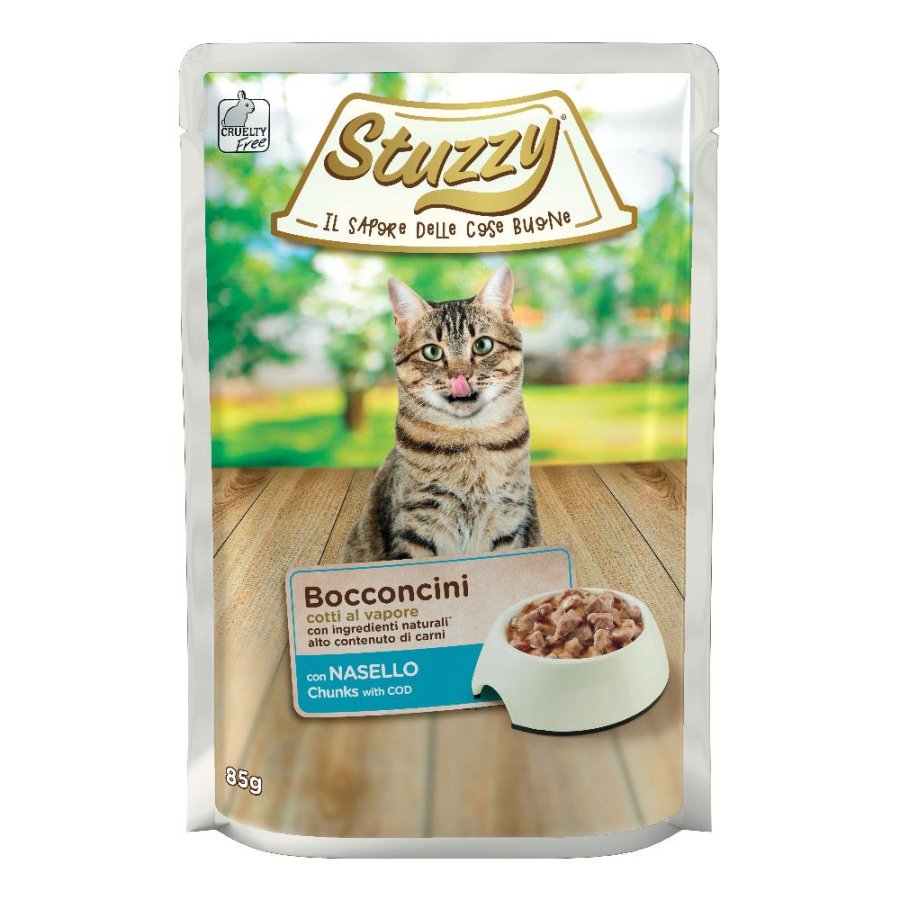 STUZZY GATTO BOCCONCINI NASELLO 85GR (bustina)