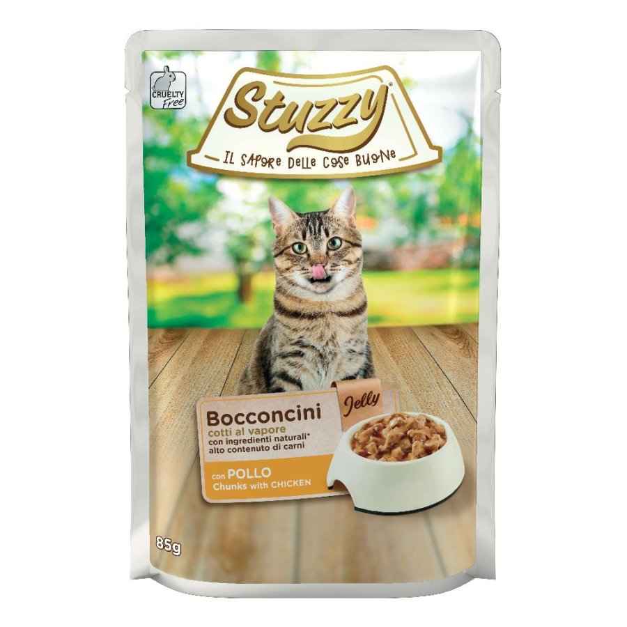 STUZZY GATTO BOCCONCINI JELLY POLLO 85GR (bustina)