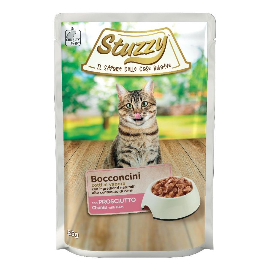 STUZZY GATTO BOCCONCINI PROSCIUTTO 85GR (bustina)