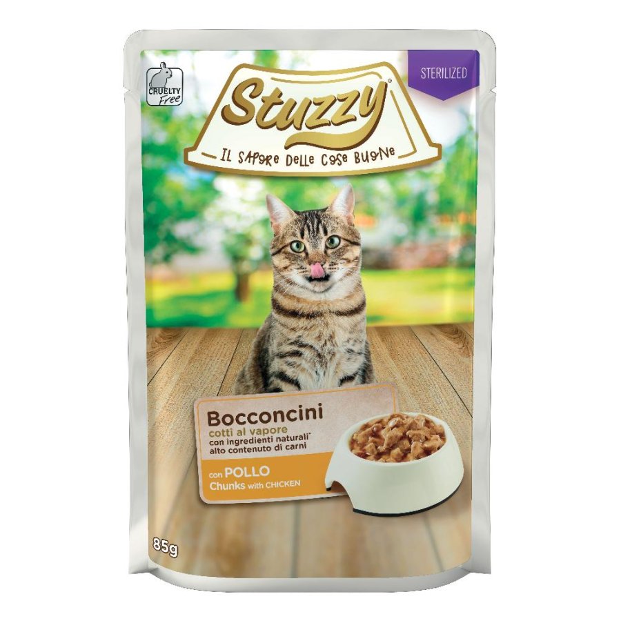 STUZZY GATTO STERILIZED POLLO 85GR (bustina)