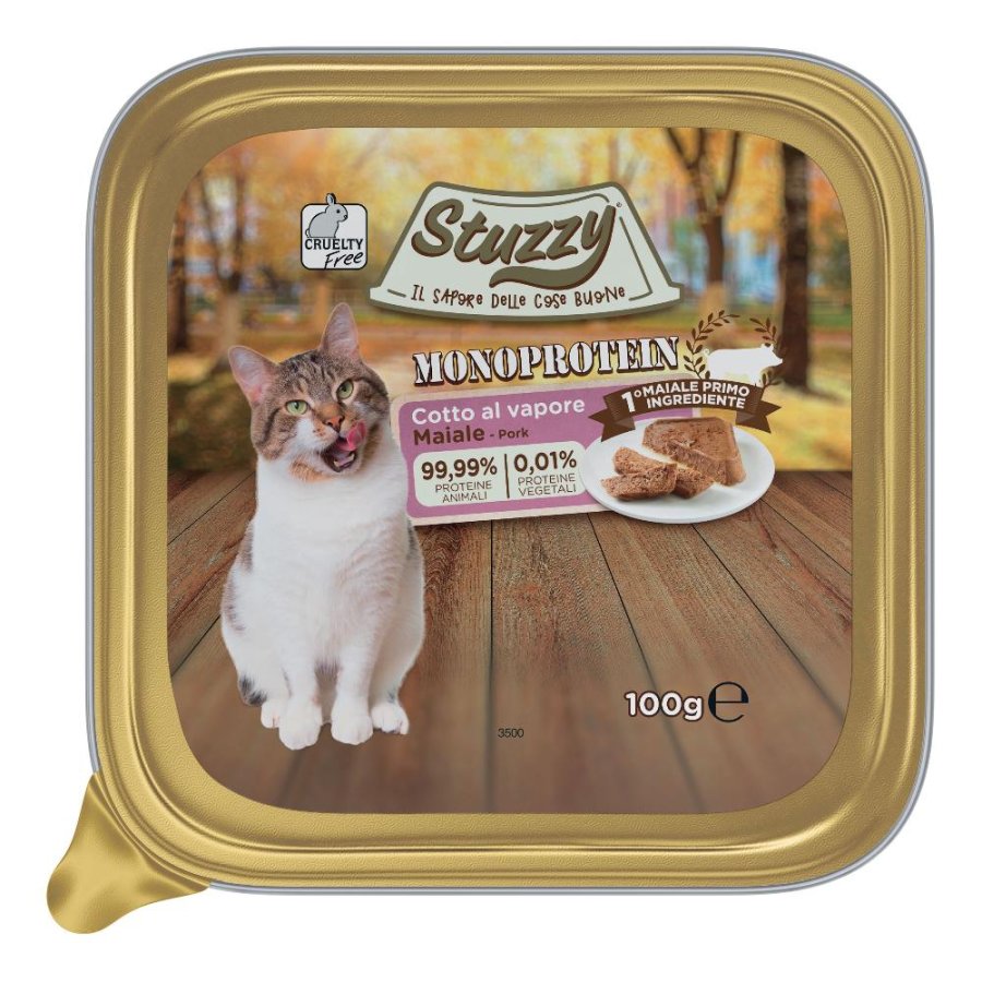 STUZZY GATTO MONOPROTEICO MAIALE 100GR (vaschetta)
