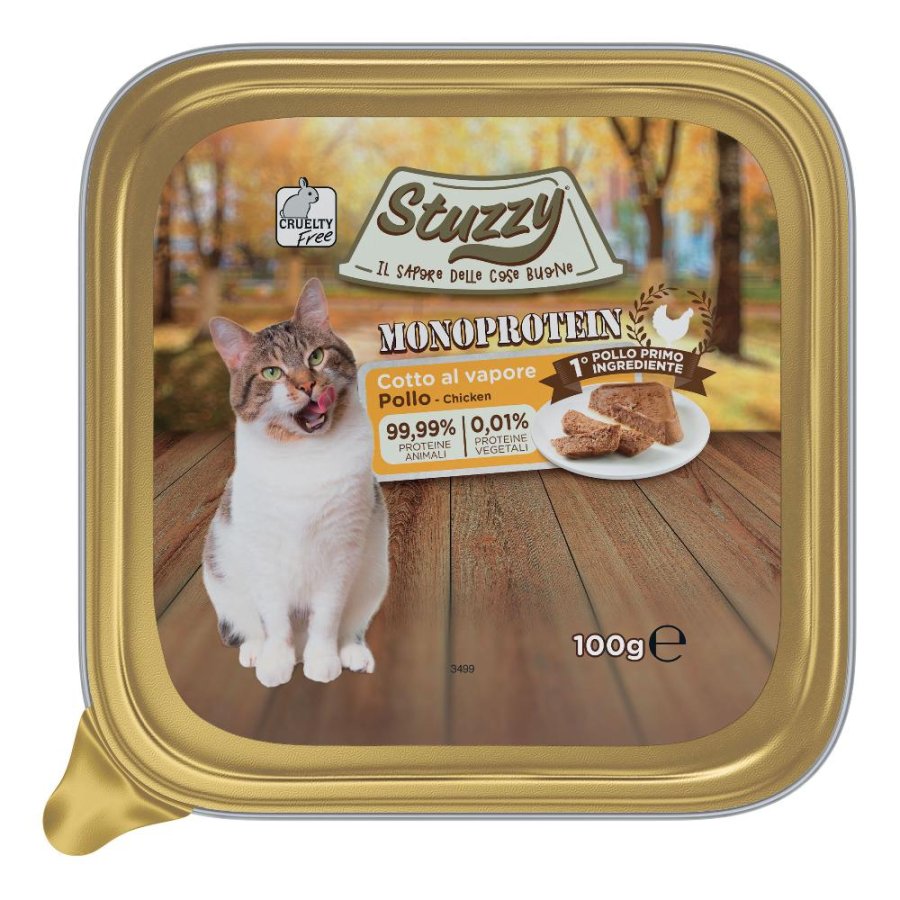 STUZZY GATTO MONOPROTEICO POLLO 100GR (vaschetta)