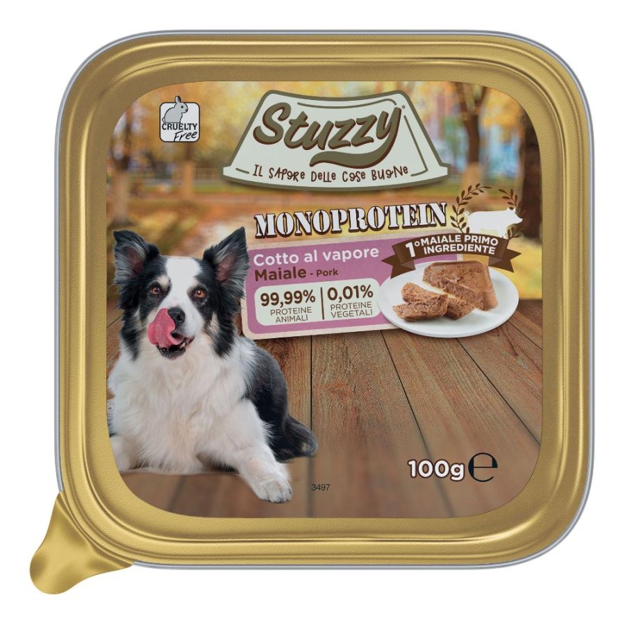 STUZZY CANE MONOPROTEICO MAIALE 100GR (vaschetta)