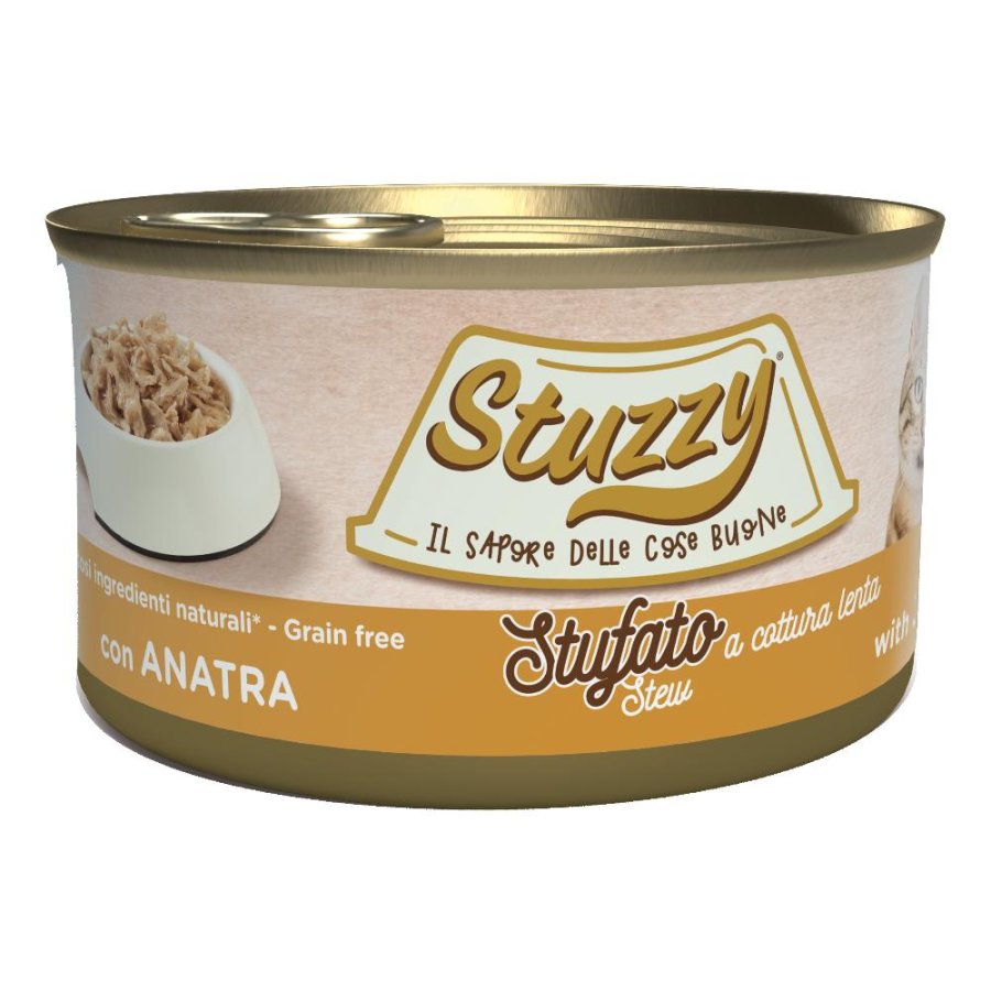 STUZZY GATTO STUFATO/STEW ANATRA 85GR (lattina)