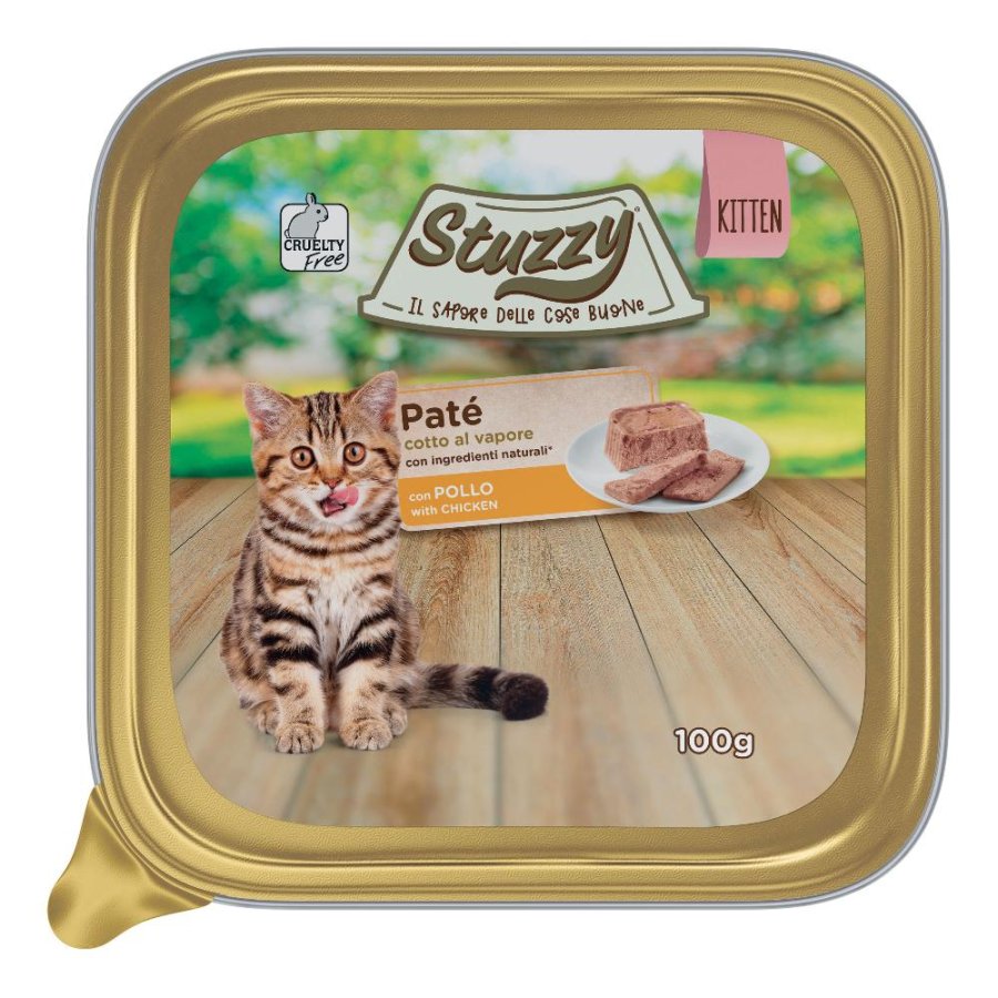 STUZZY GATTO KITTEN POLLO 100GR (vaschetta)