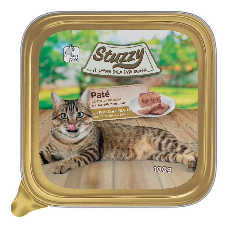 STUZZY GATTO POLLO FEGATO 100GR (vaschetta)