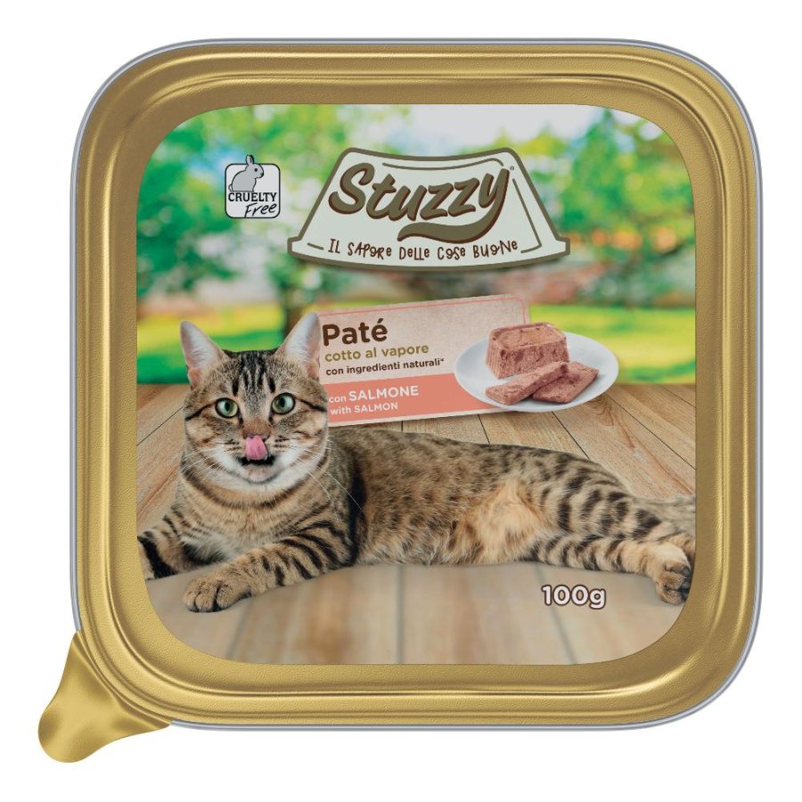 STUZZY GATTO SALMONE 100GR (vaschetta)