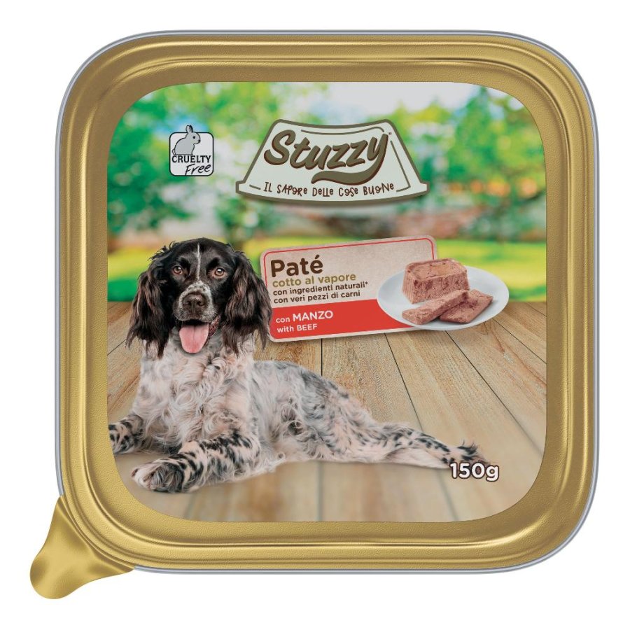 STUZZY CANE PATE' MANZO 150GR (vaschetta)