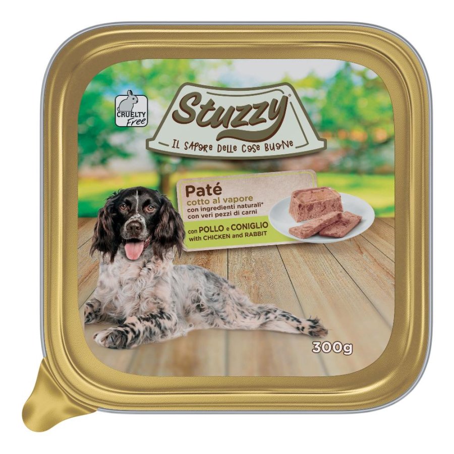 STUZZY CANE PATE' POLLO CONIGLIO 300GR (vaschetta)