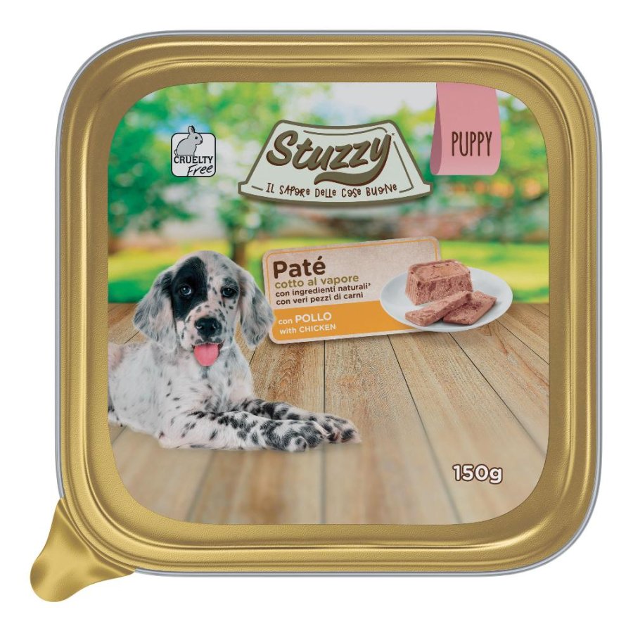STUZZY CANE PATE' PUPPY POLLO 150GR (vaschetta)