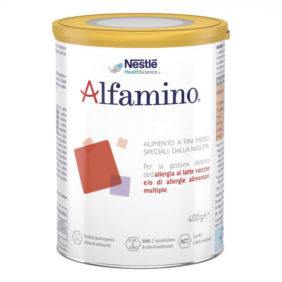 Nestlé - Alfamino Polvere 400g, Formula Ipoallergenica per Neonati