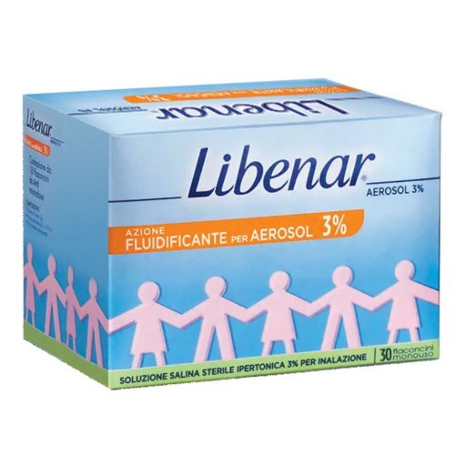 Libenar Azione Fluidificante per Aerosol 3% Soluzione Ipertonica 30 Fiale - Libenar