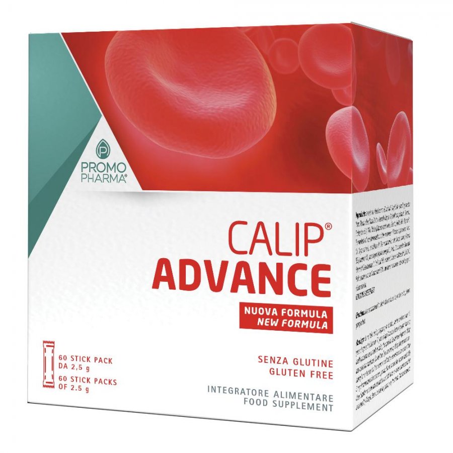 Calip Advance - Integratore di Calcio Avanzato - 60 Stick Pack