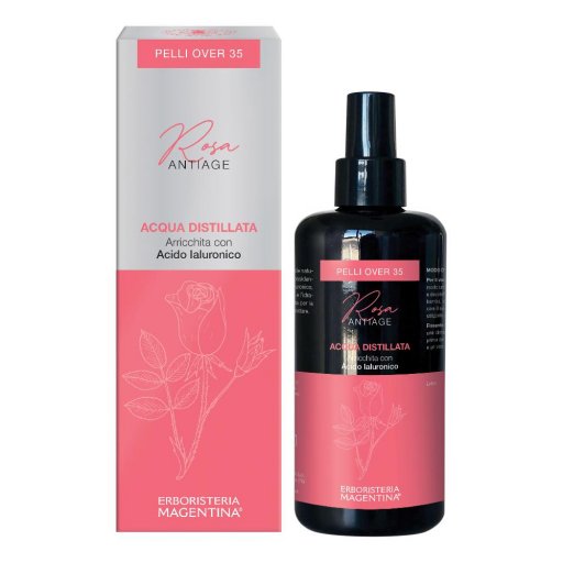 ACQUA DISTILLATA Rosa Antiage ERM - Tonico Idratante e Rigenerante