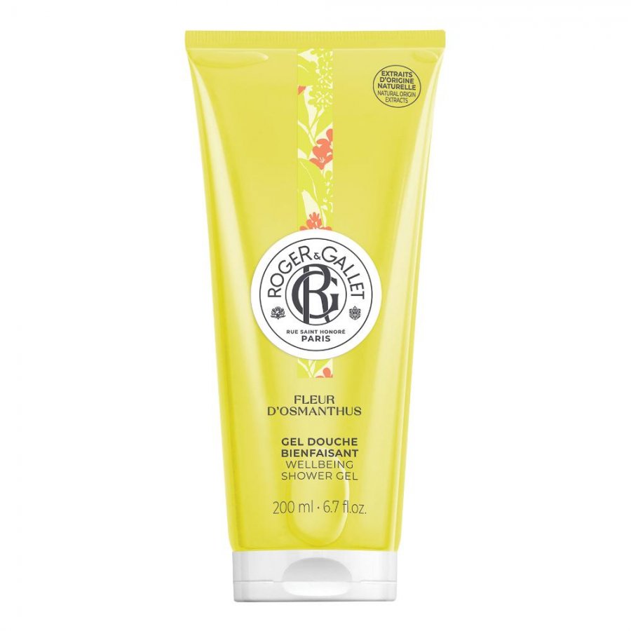 Roger & Gallet Fleur D'Osmanthus Gel Doccia Di Benessere 200ml - Fleur D'Osmanthus