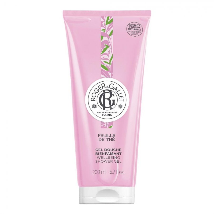 Roger & Gallet Feuille De The Gel Doccia Di Benessere 200ml - Feuille De The