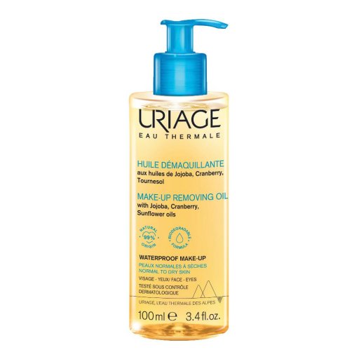 Uriage - Olio Detergente Struccante 100ml, Delicato Struccante Viso e Occhi