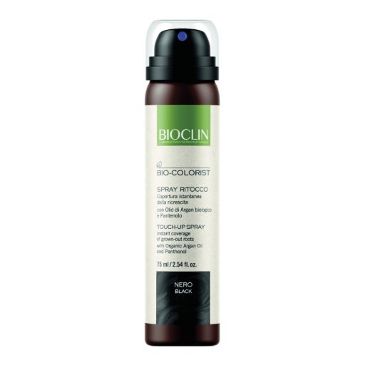 Bioclin Bio Colorist Spray Capelli Ritocco Nero 75ml - Spray Copertura Istantanea Capelli Bianchi Bioclin Bio Colorist Spray Capelli Ritocco Nero 75ml - Spray Copertura Istantanea Capelli Bianchi