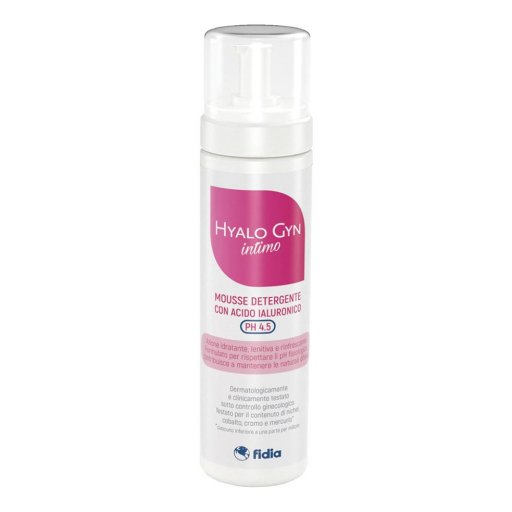 Fidia, Hyalo Gyn Intimo pH 4.5 Mousse Detergente, 200 ml