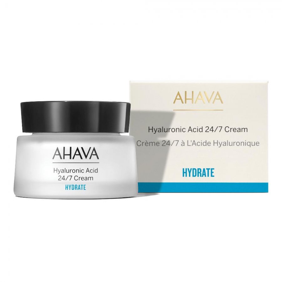 Ahava Hyaluronic Acid 24/7 Crema Viso 50ml - Idratazione Profonda e Anti-Rughe