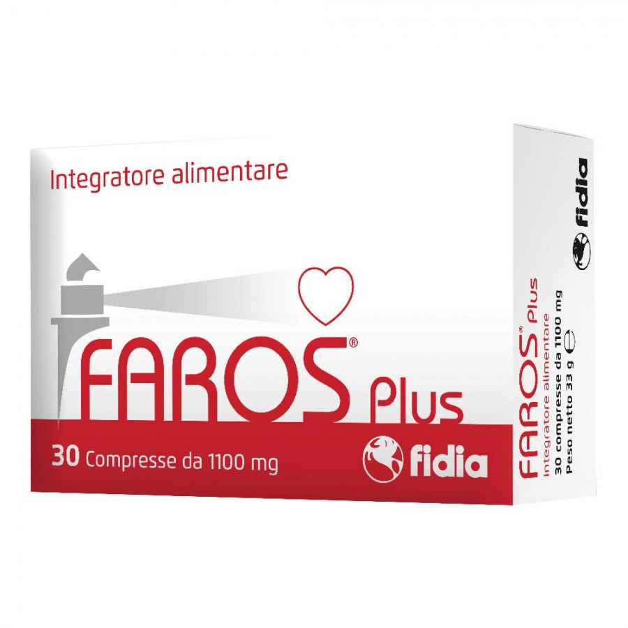 Faros Plus Fidia 30 Compresse - Integratore per la Salute Cardiovascolare