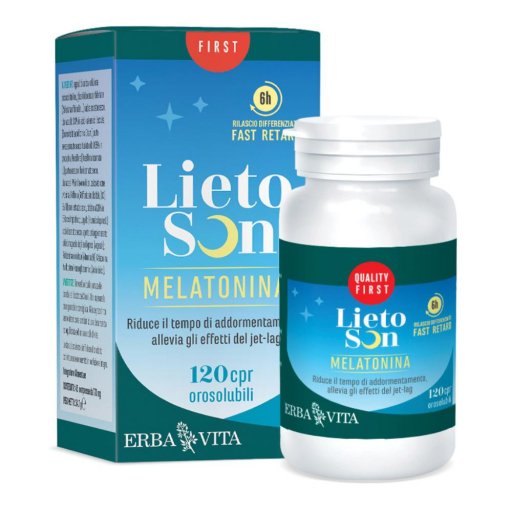 Lietoson Melatonina Integratore Sonno 120 compresse orosolubili