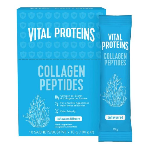 Nestlé Vital Proteins Collagen Peptides 10 Bustine - Integratore di Collagene per Pelle e Articolazioni