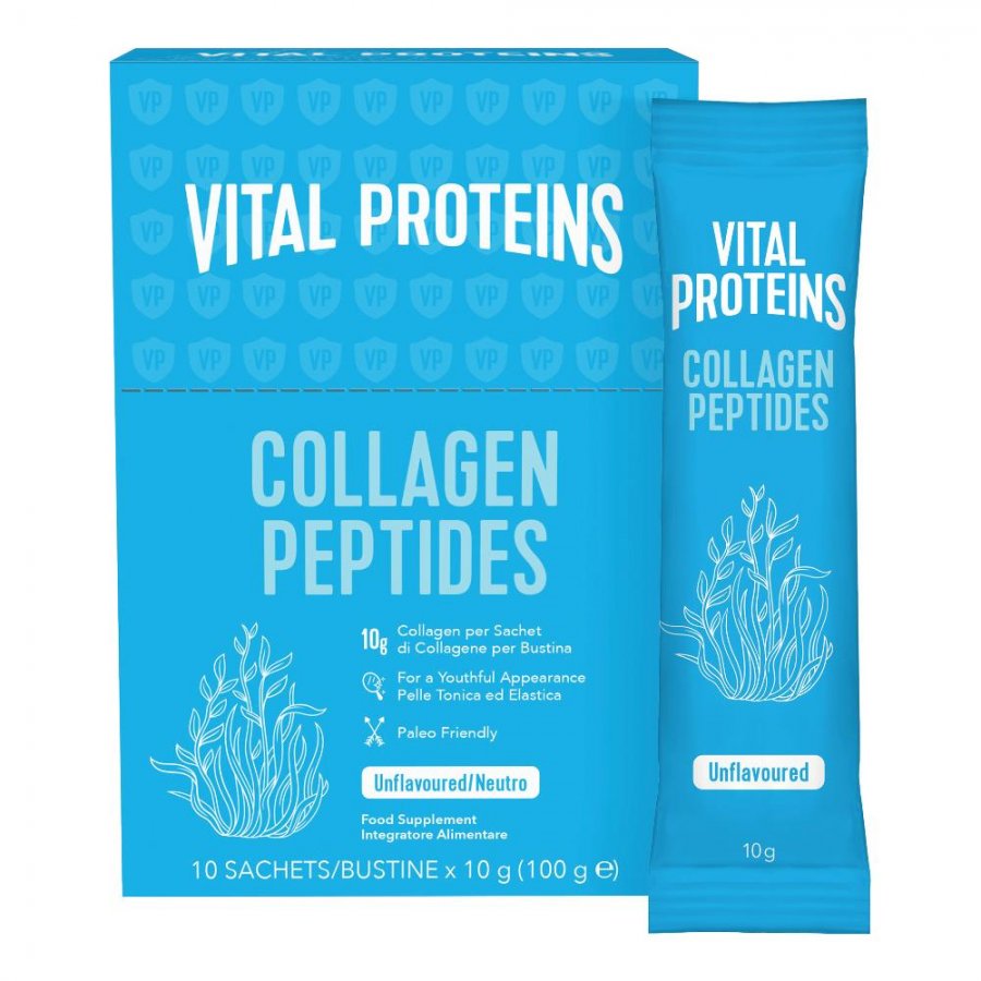 Nestlé - Vital Proteins Collagen Peptides 10 Bustine - Integratore di Collagene per Pelle e Articolazioni