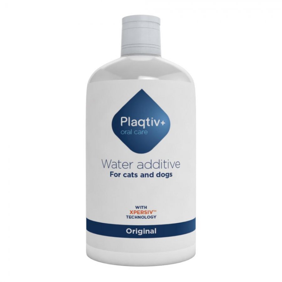 Plaqtiv+ Oral Care Additivo per l'Acqua 500ml - Integratore per Igiene Orale per Cani e Gatti
