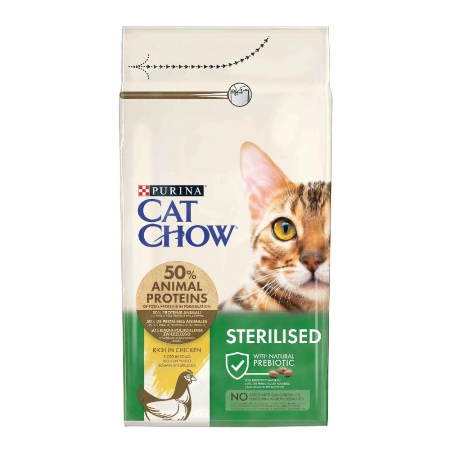 NESTLE' PURINA CAT CHOW GATTO STERILISED ADULT POLLO 1,5KG