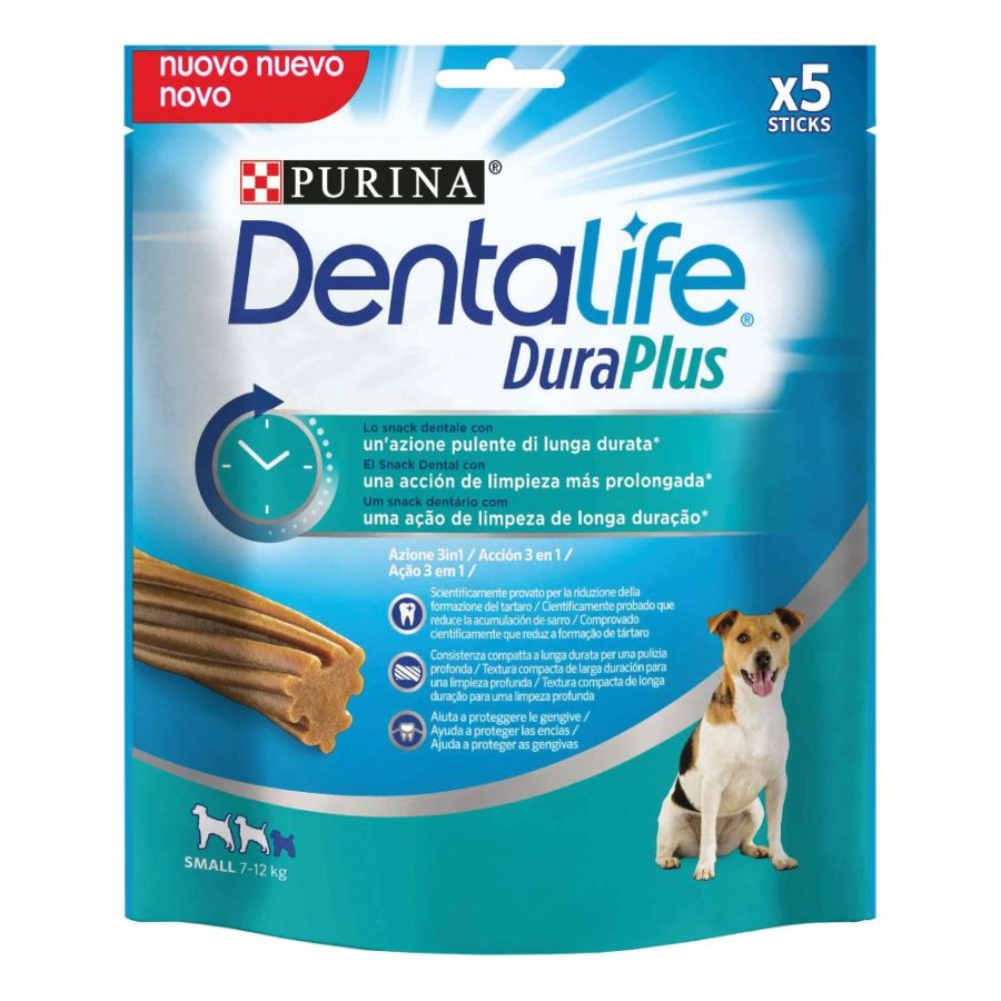 NESTLE' PURINA CANE SNACK DENTALIFE DURAPLUS SMALL 5 STICKS 170GR