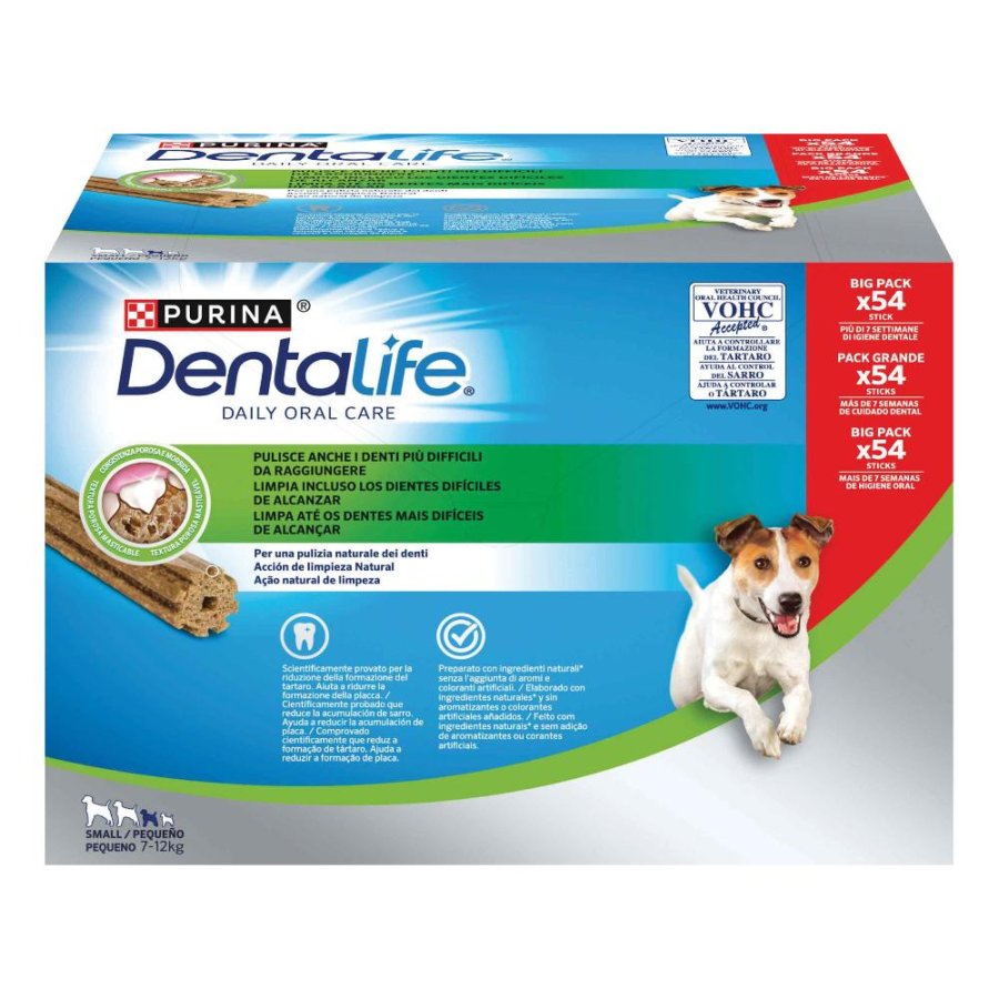NESTLE' PURINA CANE SNACK DENTALIFE SMALL 54 STICKS 882GR