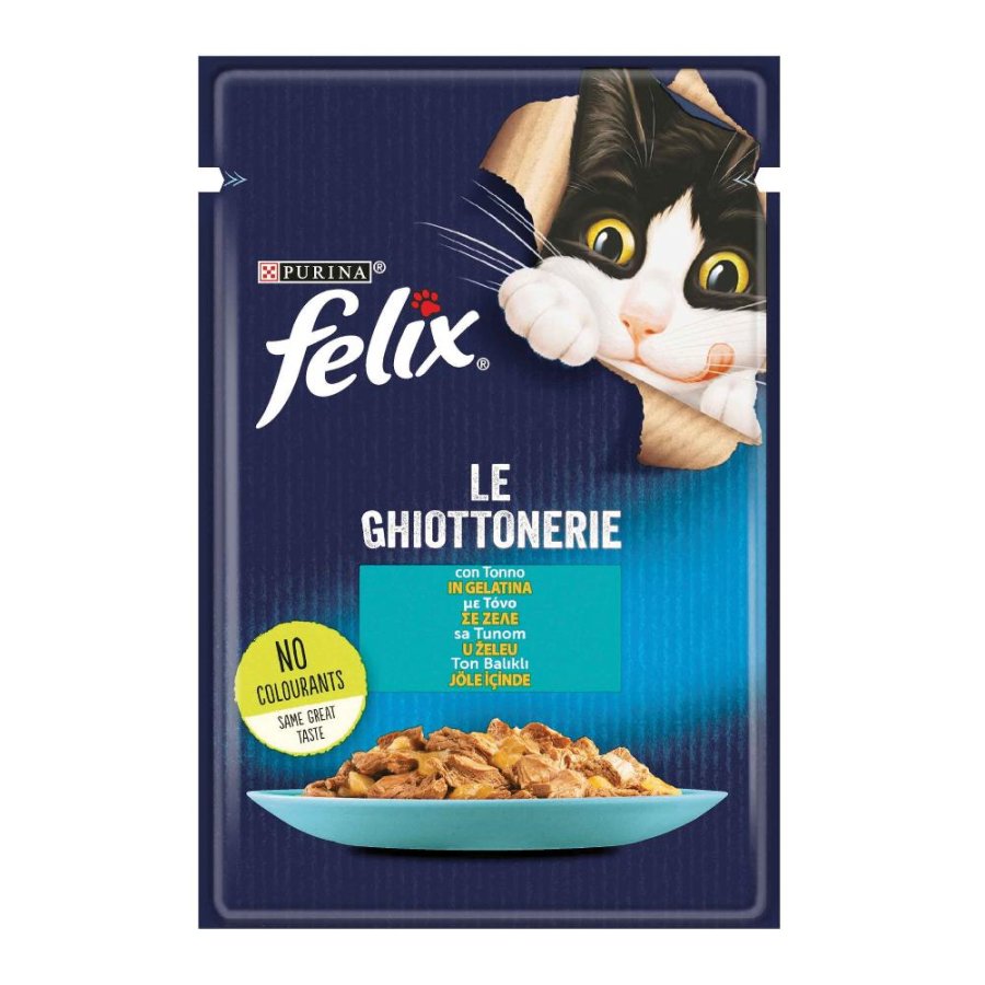 NESTLE' PURINA FELIX GATTO GHIOTTONERIE JELLY TONNO 85GR (bustina)
