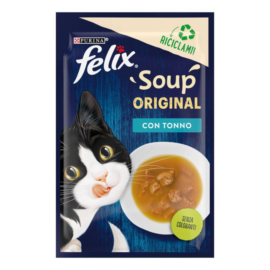 NESTLE' PURINA FELIX GATTO SOUP TONNO 48GR (bustina)