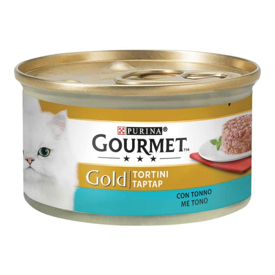 NESTLE' PURINA GOURMET GATTO GOLD TORTINI TONNO 85GR (lattina)