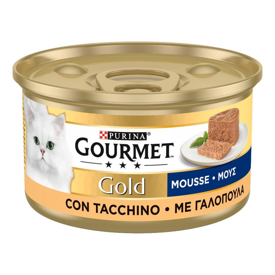 NESTLE' PURINA GOURMET GATTO CREATIONS TACCHINO SPINACI PASTINACA 85GR (lattina)