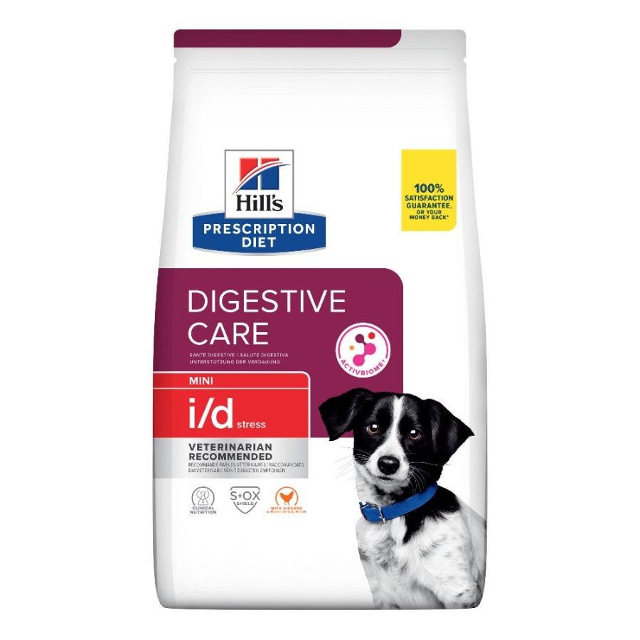 HILL'S CANE DIET I/D DIGESTIVE CARE STRESS MINI BIOME POLLO 1KG