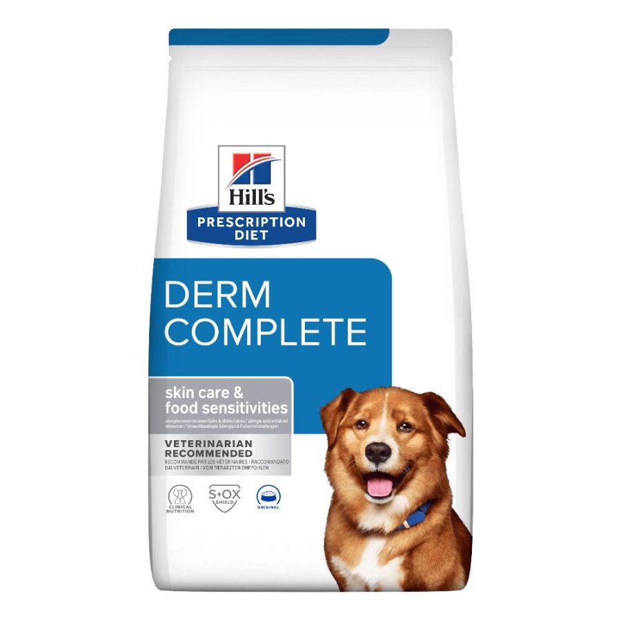 HILL'S CANE DIET DERM COMPLETE SKIN CARE FOOD SENSITIVITIES 1,5KG