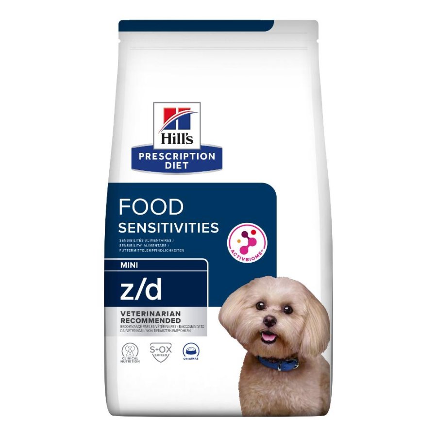 HILL'S CANE DIET Z/D FOOD SENSITIVITIES MINI BIOME ORIGINAL 1KG