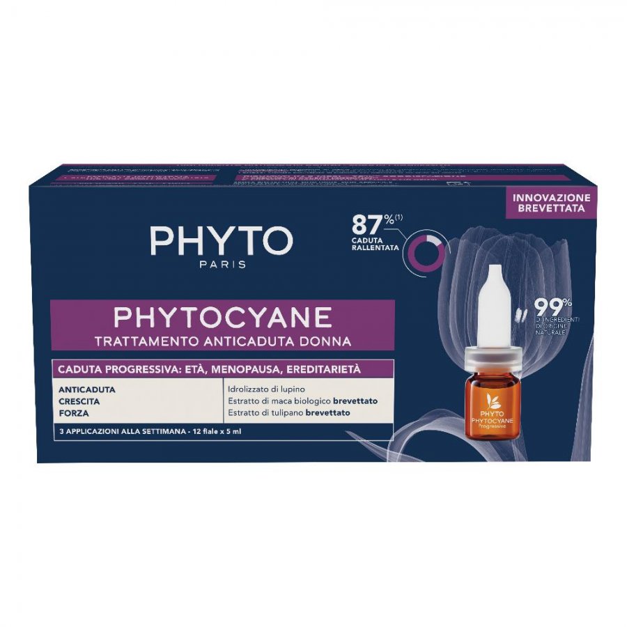 Phyto Phytocyane Fiale Donna Caduta Progressiva 12 Fiale da 5ml - Caduta Progressiva