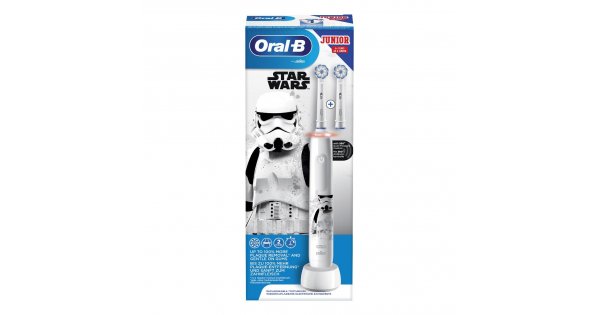 Oral B Pro 3 Junior Star Wars Spazzolino Elettrico Spazzolino Per Bambini Con Motivi Star Wars