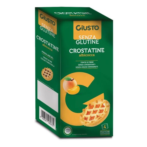 Giusto Senza Glutine Crostatina Albicocca 4x45g - Crostatine all'Albicocca
