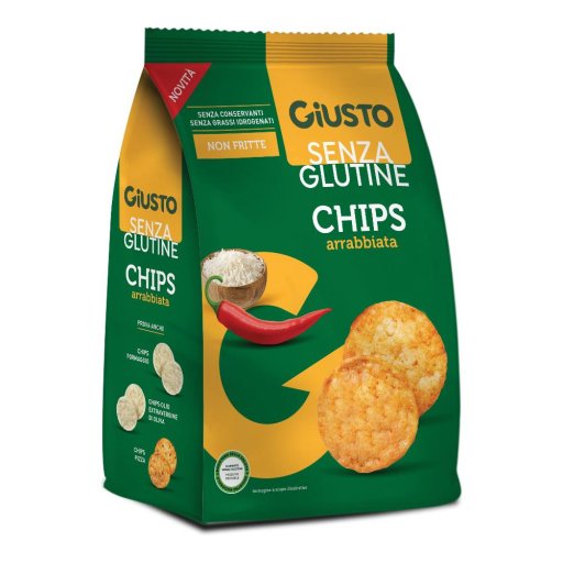 Giusto Senza Glutine Chips Arrabbiata 40g - Chips al Gusto Arrabbiata