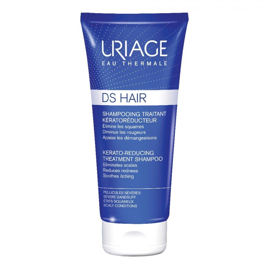 Uriage DS Hair Shampoo Trattamento Cheratoriduttore 150ml - Shampoo per Forfora con Acqua Termale delle Alpi Francesi