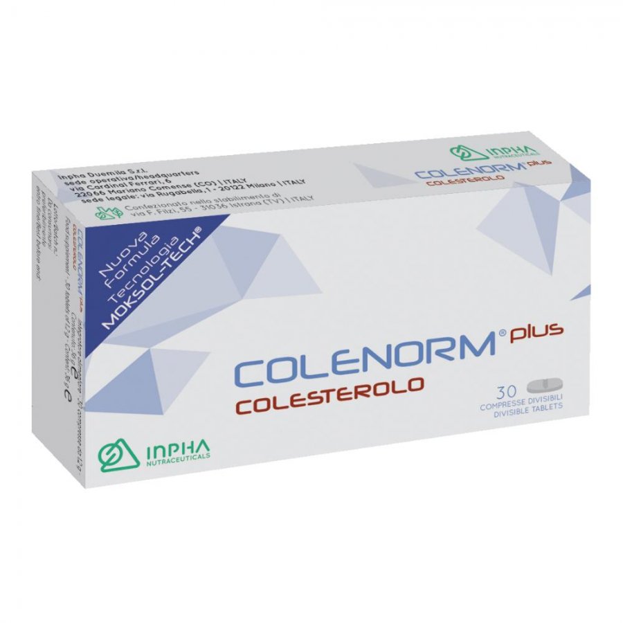 Colenorm Plus 30 Compresse da 1.1g Divisibili - Integratore per il Controllo del Colesterolo