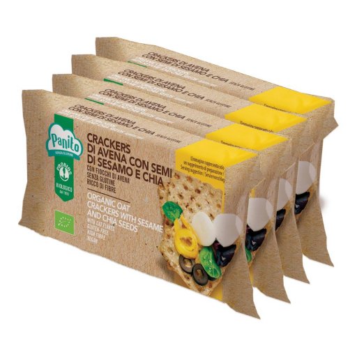 PANITO Crackers Ave Sesamo Chia 4pz