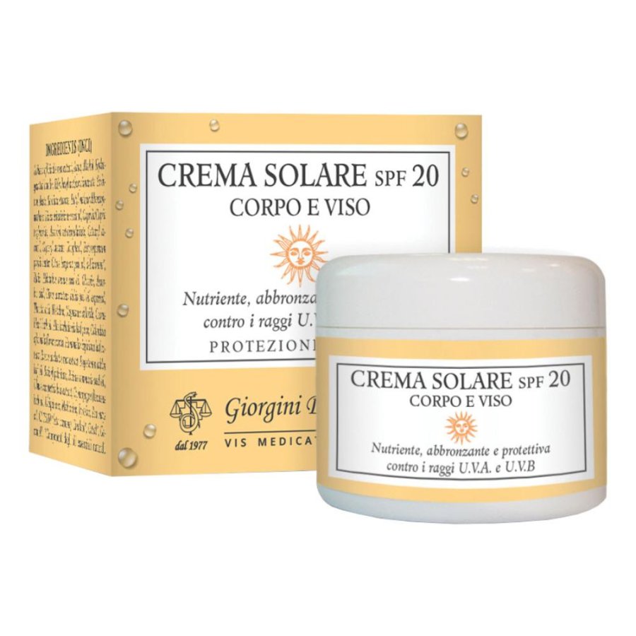 CREMA SOLARE SPF 20 CRP/VI 50 CREMA SOLARE SPF 20 CRP/VI 50