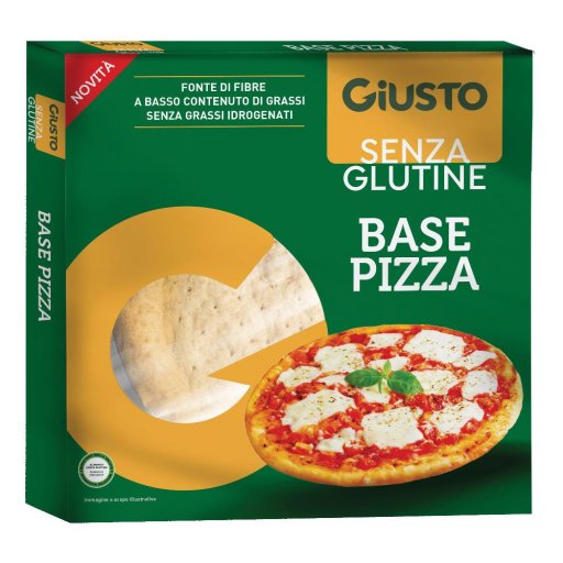 Giusto Senza Glutine Base Pizza 290g - Base per Pizza Ricca di Fibre